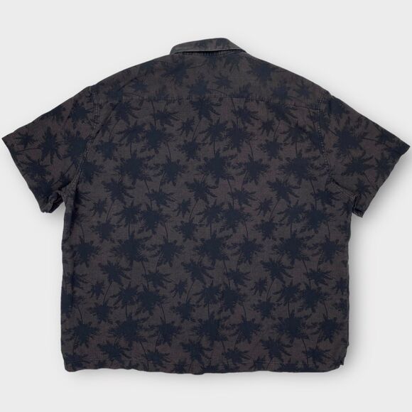 Nat Nast Hawaiian Shirt Mens 2XL Silk Brown Floral Luxury Original Aloha Beach - Picture 7 of 14